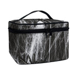 Toy Spiders And Cobweb Print Travel Makeup Bag