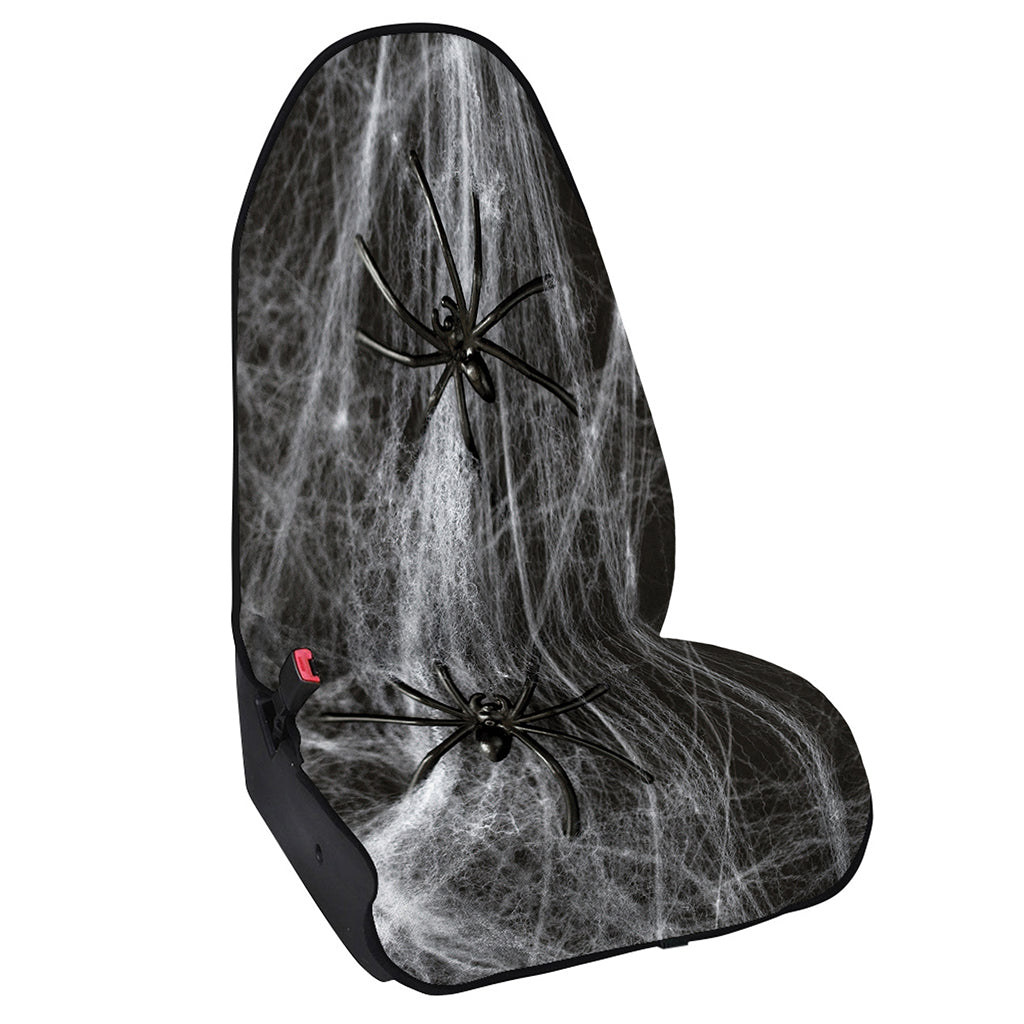 Toy Spiders And Cobweb Print Waterproof Car Seat Cover