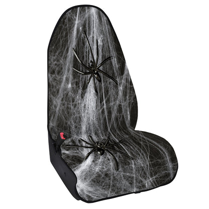 Toy Spiders And Cobweb Print Waterproof Car Seat Cover