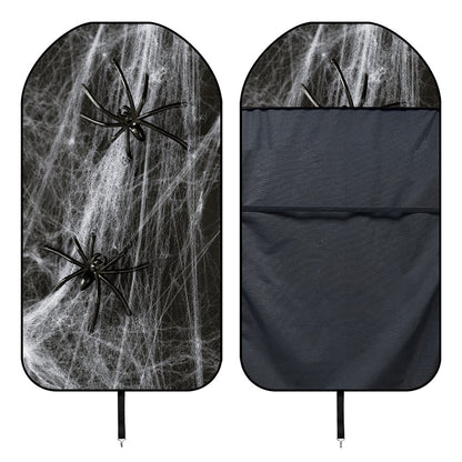 Toy Spiders And Cobweb Print Waterproof Car Seat Cover