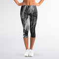 Toy Spiders And Cobweb Print Women's Capri Leggings