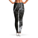 Toy Spiders And Cobweb Print Women's Leggings