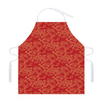 Traditional Chinese Dragon Pattern Print Adjustable Apron