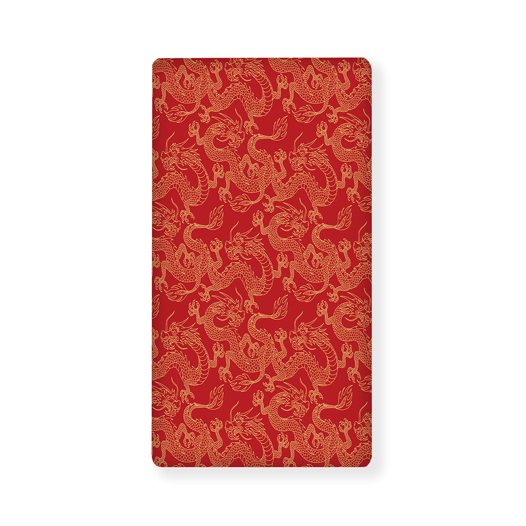 Traditional Chinese Dragon Pattern Print Baby Crib Sheet