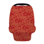 Traditional Chinese Dragon Pattern Print Baby Seat Cover