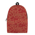 Traditional Chinese Dragon Pattern Print School Backpack
