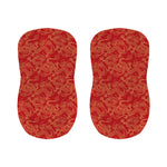 Traditional Chinese Dragon Pattern Print Bar Stool Covers