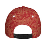 Traditional Chinese Dragon Pattern Print Baseball Cap