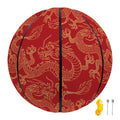 Traditional Chinese Dragon Pattern Print Basketball