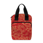 Traditional Chinese Dragon Pattern Print Bible Tote Bag