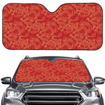 Traditional Chinese Dragon Pattern Print Car Windshield Sun Shade