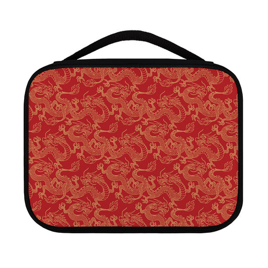 Traditional Chinese Dragon Pattern Print Classic Bible Case