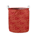 Traditional Chinese Dragon Pattern Print Collapsible Laundry Basket