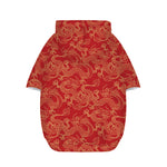 Traditional Chinese Dragon Pattern Print Dog Zip Up Hoodie