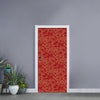 Traditional Chinese Dragon Pattern Print Door Sticker