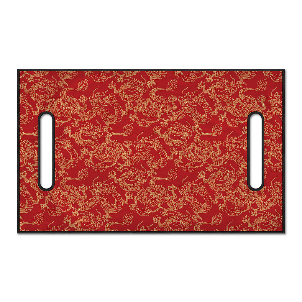Traditional Chinese Dragon Pattern Print Golf Cart Seat Cover