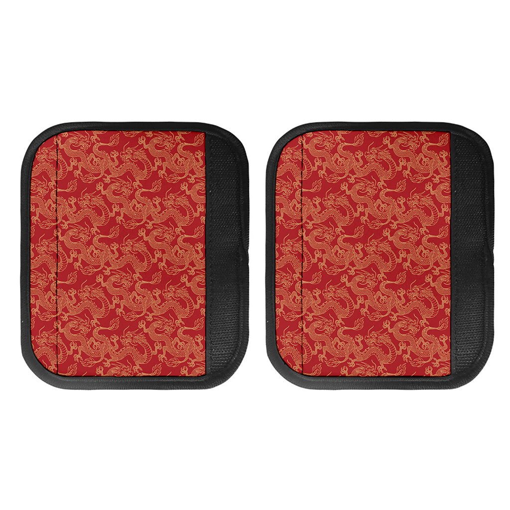 Traditional Chinese Dragon Pattern Print Handle Covers