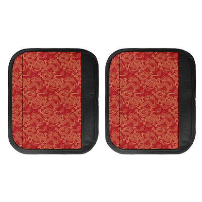 Traditional Chinese Dragon Pattern Print Handle Covers