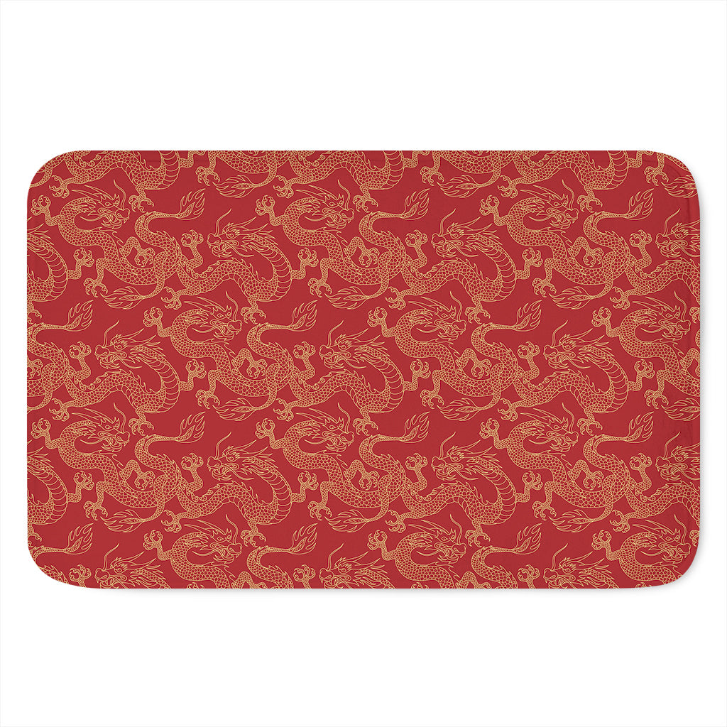 Traditional Chinese Dragon Pattern Print Indoor Door Mat