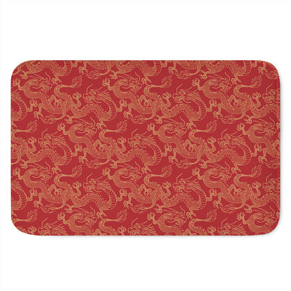 Traditional Chinese Dragon Pattern Print Indoor Door Mat