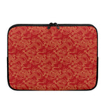 Traditional Chinese Dragon Pattern Print Laptop Sleeve