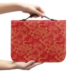 Traditional Chinese Dragon Pattern Print Leather Bible Cover