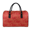 Traditional Chinese Dragon Pattern Print Leather Duffel Bag