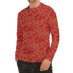 Traditional Chinese Dragon Pattern Print Men's Long Sleeve Rash Guard