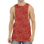 Traditional Chinese Dragon Pattern Print Men's Muscle Tank Top