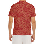 Traditional Chinese Dragon Pattern Print Men's Short Sleeve Rash Guard