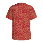 Traditional Chinese Dragon Pattern Print Men's Sports T-Shirt