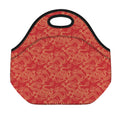 Traditional Chinese Dragon Pattern Print Neoprene Lunch Bag