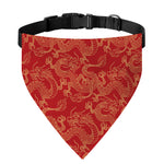 Traditional Chinese Dragon Pattern Print Over The Collar Dog Bandana