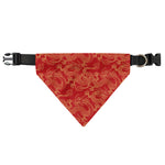 Traditional Chinese Dragon Pattern Print Over The Collar Dog Bandana