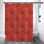 Traditional Chinese Dragon Pattern Print Premium Shower Curtain