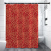 Traditional Chinese Dragon Pattern Print Premium Shower Curtain