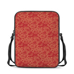 Traditional Chinese Dragon Pattern Print Rectangular Crossbody Bag