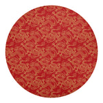 Traditional Chinese Dragon Pattern Print Round Blanket