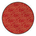 Traditional Chinese Dragon Pattern Print Round Floor Mat