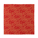 Traditional Chinese Dragon Pattern Print Silk Bandana