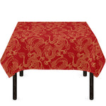 Traditional Chinese Dragon Pattern Print Tablecloth