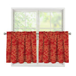 Traditional Chinese Dragon Pattern Print Tier Curtains