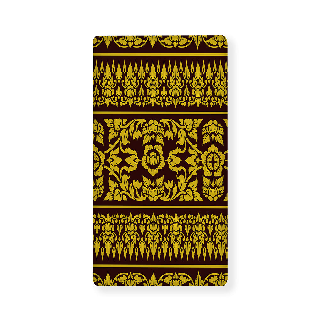 Traditional Thai Flower Pattern Print Baby Crib Sheet