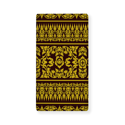 Traditional Thai Flower Pattern Print Baby Crib Sheet
