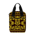 Traditional Thai Flower Pattern Print Bible Tote Bag