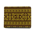 Traditional Thai Flower Pattern Print Bifold Wallet