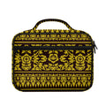 Traditional Thai Flower Pattern Print Briefcase Bible Bag