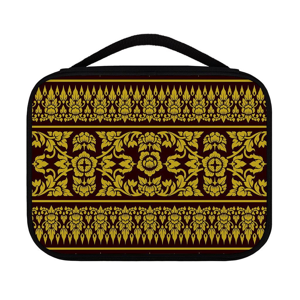Traditional Thai Flower Pattern Print Classic Bible Case