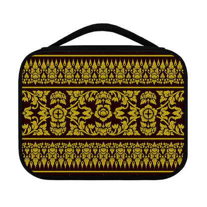 Traditional Thai Flower Pattern Print Classic Bible Case