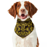 Traditional Thai Flower Pattern Print Dog Bandana
